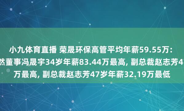 小九体育直播 荣晟环保高管平均年薪59.55万: 董事长、总裁及非寂然董事冯晟宇34岁年薪83.44万最高， 副总裁赵志芳47岁年薪32.19万最低